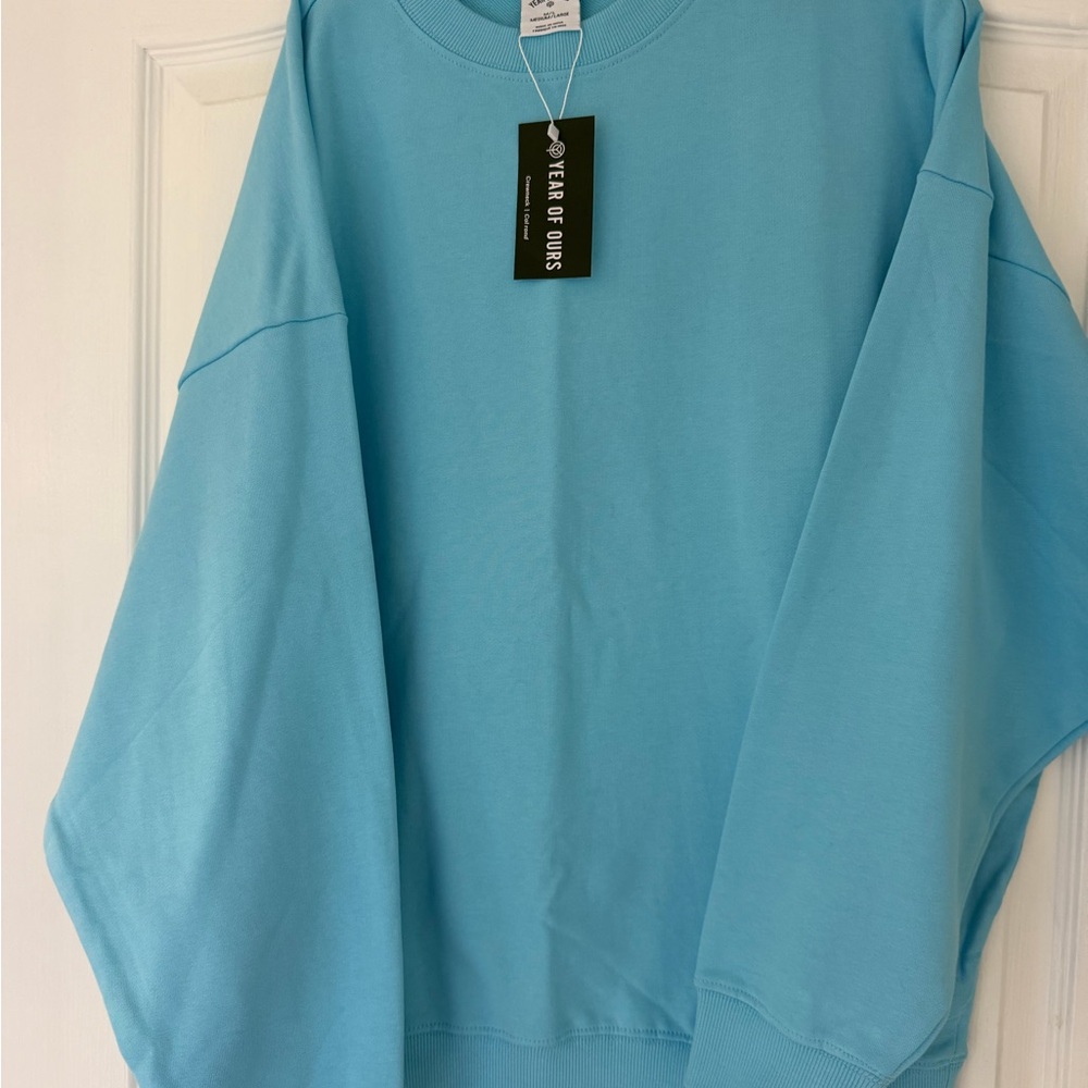 Year of Ours Women’s Crewneck Sweater - Aqua